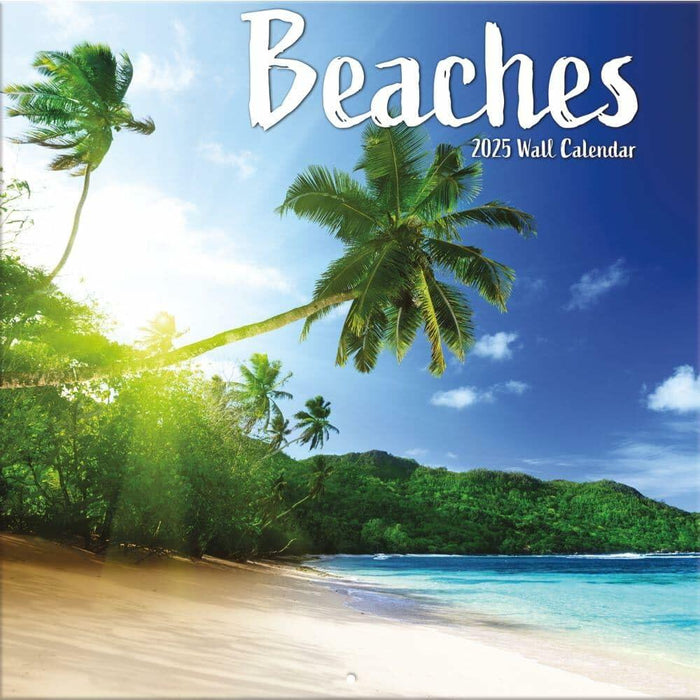 Turner Licensing Beaches 12x12 Photo Wall Calendar 2024 by Deal US