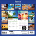 Turner Licensing Beaches 12x12 Photo Wall Calendar 2024 by Deal US