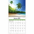 Turner Licensing Beaches 12x12 Photo Wall Calendar 2024 by Deal US