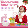 windpaint Arts and Crafts DIY Fabric Flower Bouquet Kit for Kids Pink by Deal US
