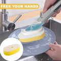 Yieyosd Compatible Dish Daddy Refill Heads 4Pack Yellow Sponge Refills by Deal US