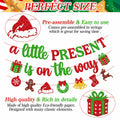 Ruicenbabiii Red A Little Present Is on the Way Baby Shower Banner Christmas by Deal US