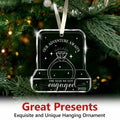 NewEleven Valentines Day Gifts 2025 Glass Ornaments for Couples Engaged 2025 by Deal US