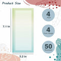 Henzavk 4 Pack Magnetic Notepads Refrigerator Full Magnet Back 50 Sheets by Deal US