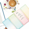 Henzavk 4 Pack Magnetic Notepads Refrigerator Full Magnet Back 50 Sheets by Deal US