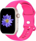 Sunnywoo Hot Pink Sport Bands for Apple Watch 38-49mm Soft Silicone by Deal US