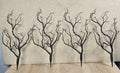 4pcs Artificial Antler Tree Branches Black Decorative Twigs 13in Plastic by Deal US