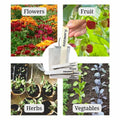 Eden Reclaimed 15-Pack Biodegradable 3.5" Plant Grow Bags with Labels by Deal US