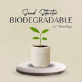 Eden Reclaimed 15-Pack Biodegradable 3.5" Plant Grow Bags with Labels by Deal US