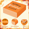 AllReal 100Pcs Thanksgiving Fall Pumpkin Orange Paper Napkins Disposable by Deal US