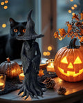 ZENNITHON Witch Statue Resin Black Halloween Collectible Spooky Display by Deal US