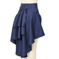 COSDREAMER Steampunk Ruffle Pirate Corset Skirt Belt Blue Size XL by Deal US