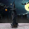 ZENNITHON Witch Statue Resin Black Halloween Collectible Spooky Display by Deal US