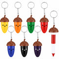 Sayglossy 21 Pcs Mini Acorn Cartoon Retractable Ballpoint Pens Bulk Cute Fall by Deal US