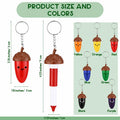 Sayglossy 21 Pcs Mini Acorn Cartoon Retractable Ballpoint Pens Bulk Cute Fall by Deal US