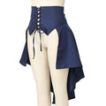 COSDREAMER Steampunk Ruffle Pirate Corset Skirt Belt Blue Size XL by Deal US