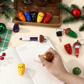 Sayglossy 21 Pcs Mini Acorn Cartoon Retractable Ballpoint Pens Bulk Cute Fall by Deal US