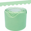 Teacher Created Resources Mint Green Scalloped Rolled Border Trim 50ft by Deal US