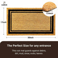 KANKUN Coco Coir Door Mat Heavy Duty Backing Welcome 17x30 Halloween3 by Deal US