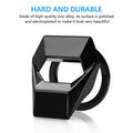 KHGUZ Car Start Stop Button Cover Zinc Alloy Ignition Trim Gun Black by Deal US
