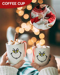 TRIZILLA Christmas Transfer Stickers Ornament Face Decals Vinyl 10 Pack by Deal US