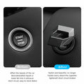KHGUZ Car Start Stop Button Cover Zinc Alloy Ignition Trim Gun Black by Deal US