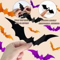 Fxozru Spooky Halloween Banner Bats Sticker Pink Purple Black Orange by Deal US