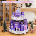 GOGREENWOVEN Advent Calendar 2025 37Pcs Toy Mermaid Purple Xmas Countdown by Deal US