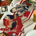 Artoid Mode Red Snowboarding Christmas Table Runner 13x48 Inch by Deal US