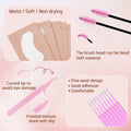 Anforlin Lash Remover Kit 10g Peach Scent with Eye Pads Brushes Tweezers by Deal US