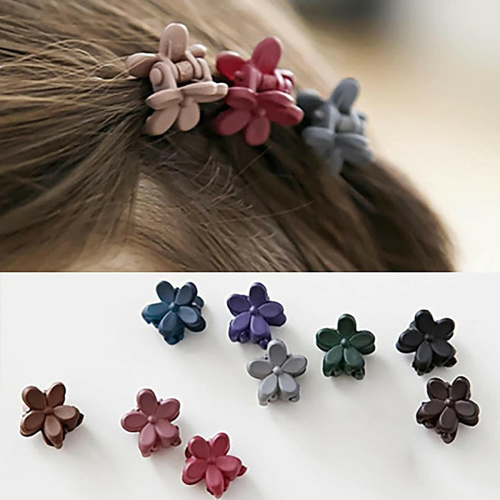 CYHYII 20Pcs Mini Colorful Flower Hair Pins Clips Barrettes Plastic by Deal US