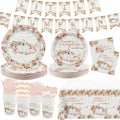 MEHOFOND Boho Fall Pumpkin Baby Shower Decorations 194 Pcs Floral Set by Deal US