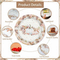MEHOFOND Boho Fall Pumpkin Baby Shower Decorations 194 Pcs Floral Set by Deal US