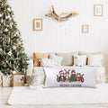 Yhtrg Christmas Cat Body Pillow Cover 20x54 Plush Velvet Holiday Gift by Deal US
