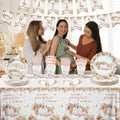 MEHOFOND Boho Fall Pumpkin Baby Shower Decorations 194 Pcs Floral Set by Deal US