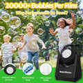 LunaVitalia Bubble Machine Automatic Bubble Blower 90° Adjustable Battery by Deal US