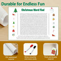 Christmas Word Search Poster Jumbo 36x24in 50 Words Holiday Game by Deal US