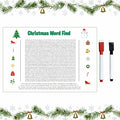 Christmas Word Search Poster Jumbo 36x24in 50 Words Holiday Game by Deal US