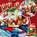 VioraWhite 16 Pack Mini Stuffed Dogs Plush Toys Colorful 4 Inches by Deal US