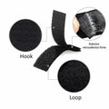 Melsan 1x4in Hook and Loop Strips Adhesive Black 15 Sets Strong Mounting Tape by Deal US