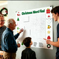 Christmas Word Search Poster Jumbo 36x24in 50 Words Holiday Game by Deal US