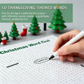 Christmas Word Search Poster Jumbo 36x24in 50 Words Holiday Game by Deal US