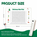 Christmas Word Search Poster Jumbo 36x24in 50 Words Holiday Game by Deal US