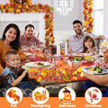 Helimoto Maple Leaf Garland 8 Pack 47.2FT Green Artificial Fall Leaves by Deal US