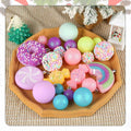 ROSELEAF Christmas Tree Ornaments Set 40 Pack Shatterproof Pink Purple Green by Deal US