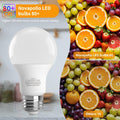 novapollo A19 9W LED Bulb 800 Lumens 2700K Soft White 6 Pack by Deal US
