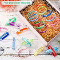 Sieral 120 Pcs Valentine Motivational Silicone Wristbands Joyous Color by Deal US