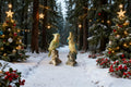 Blowind Snow Village National Lampoon's Christmas Parrot Resin Figurine by Deal US