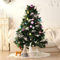 ROSELEAF Christmas Tree Ornaments Set 40 Pack Shatterproof Pink Purple Green by Deal US