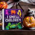 Hijie Halloween Wooden Sign I Smell Children Indoor Decor 5x5 Inches by Deal US